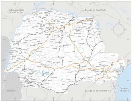 Mapa do Paran� !