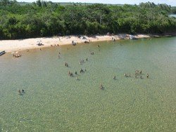 Praia de aguá doce localizada no município de Porto Rico.Foto: Divulgação